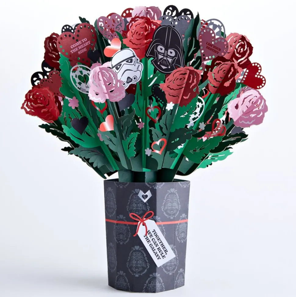 Lovepop Pop-Up Bouquets|Anniversary|Star Wars™ Darth Vader™ Galactic Love Bouquet