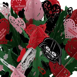 Lovepop Pop-Up Bouquets|Anniversary|Star Wars™ Darth Vader™ Galactic Love Bouquet