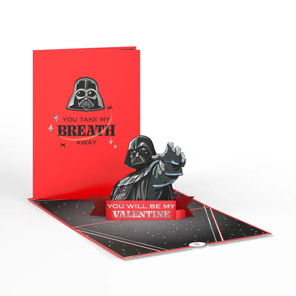 Lovepop Pop-Up Bouquets|Card & Gift Bundles|Star Wars™ Darth Vader™ Take My Breath Away Pop-Up Card & Flower Buds Bouquet Bundle