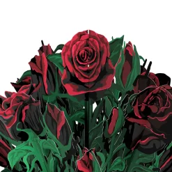 Lovepop Pop-Up Bouquets|Card & Gift Bundles|Star Wars™ Darth Vader™ Take My Breath Away Pop-Up Card & Flower Buds Bouquet Bundle
