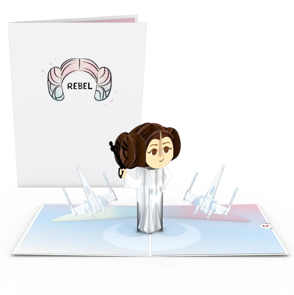 Women Lovepop Greeting Cards|Birthday|Star Wars™ Princess Leia™: Rebel Pop-Up Card