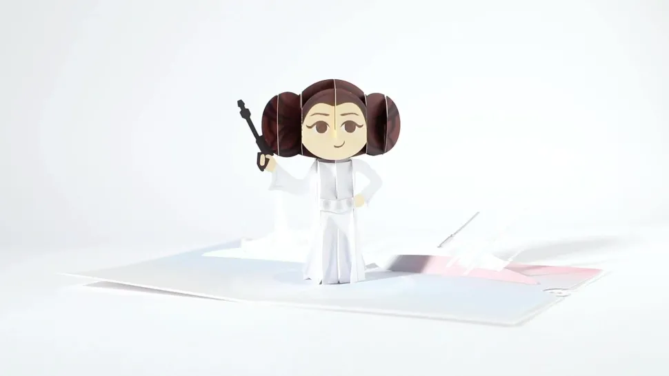Women Lovepop Greeting Cards|Birthday|Star Wars™ Princess Leia™: Rebel Pop-Up Card