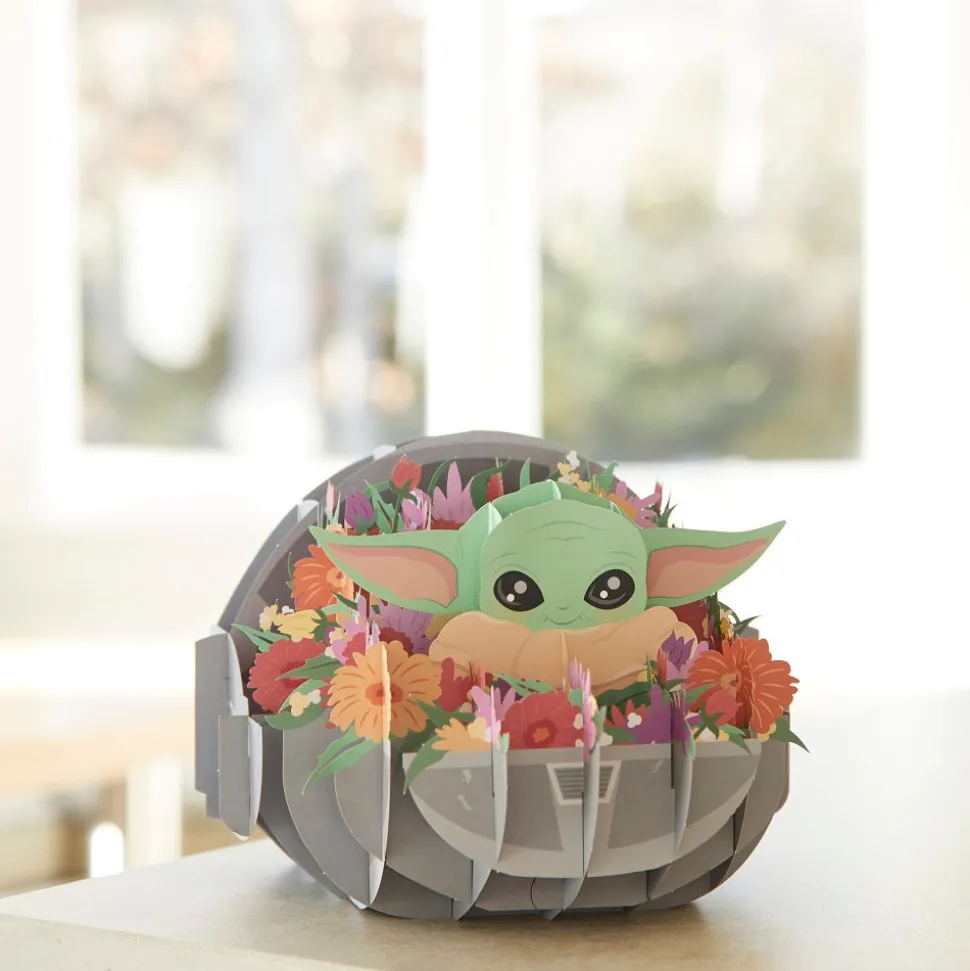 Kids Lovepop Decor|Just Because|Star Wars™ The Mandalorian™ Floral Grogu™ Giant Pop-Up Gift