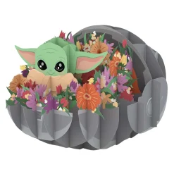 Kids Lovepop Decor|Just Because|Star Wars™ The Mandalorian™ Floral Grogu™ Giant Pop-Up Gift