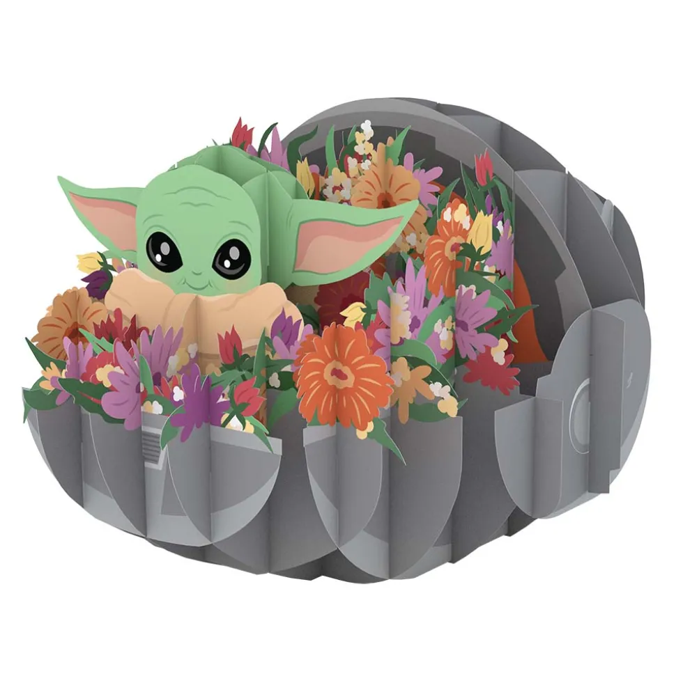 Kids Lovepop Decor|Just Because|Star Wars™ The Mandalorian™ Floral Grogu™ Giant Pop-Up Gift