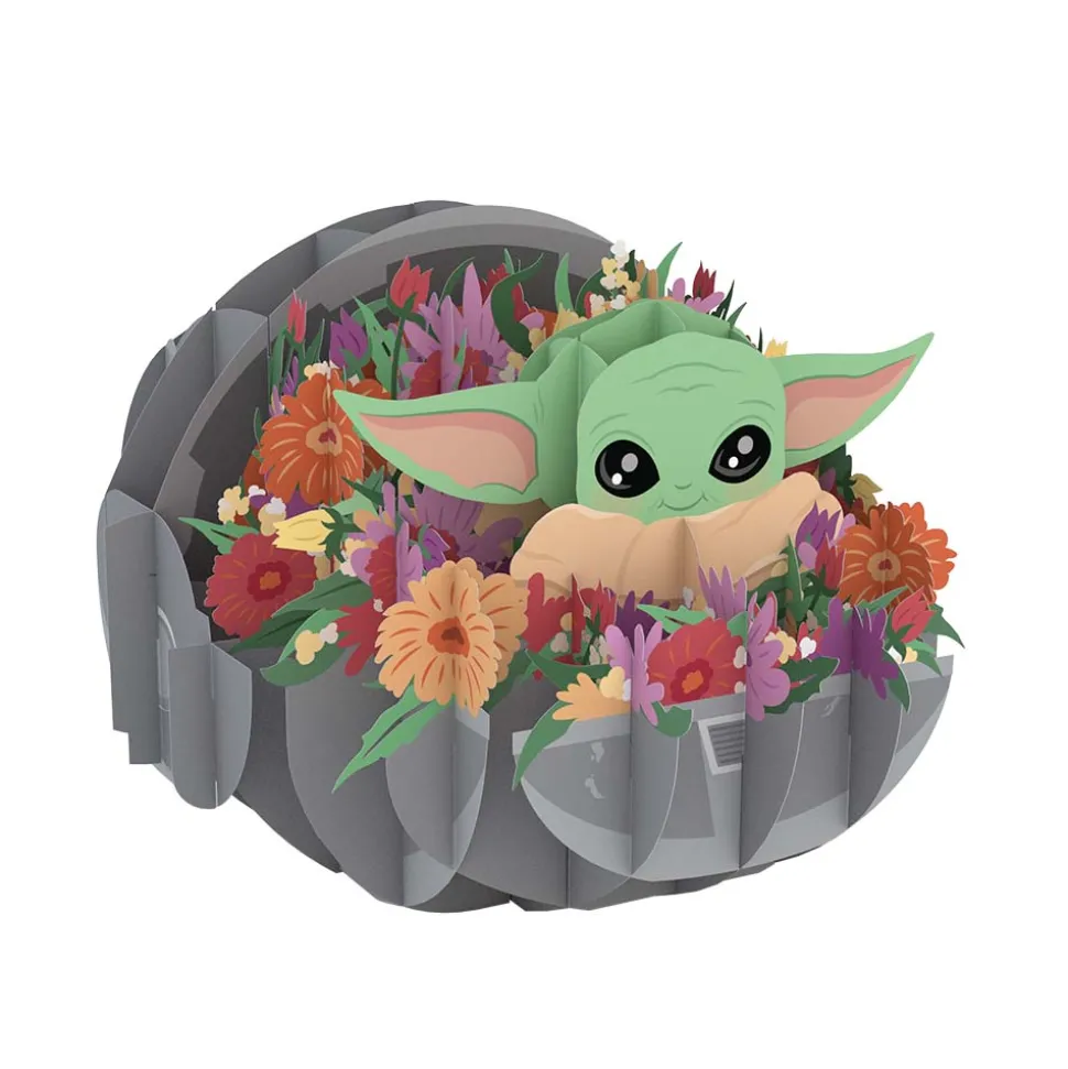 Kids Lovepop Decor|Just Because|Star Wars™ The Mandalorian™ Floral Grogu™ Giant Pop-Up Gift