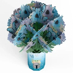 Lovepop Pop-Up Bouquets|Star Wars|Star Wars™ The Mandalorian™ Grogu™ Butterfly Bouquet