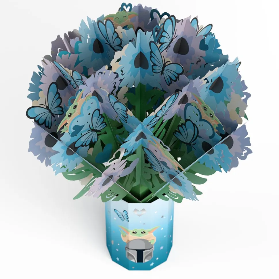 Lovepop Pop-Up Bouquets|Star Wars|Star Wars™ The Mandalorian™ Grogu™ Butterfly Bouquet