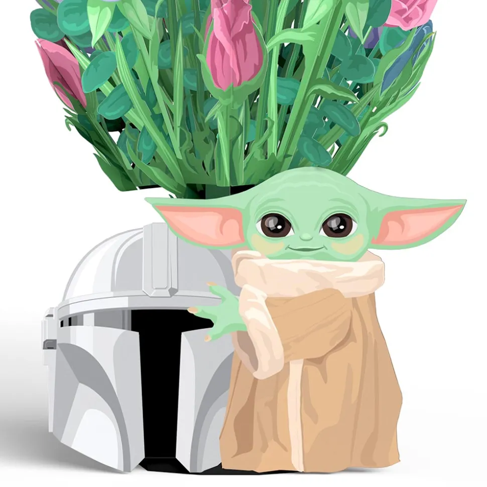 Lovepop Pop-Up Bouquets|Flower Buds|Star Wars™ The Mandalorian™ Grogu™ Flower Buds Bouquet