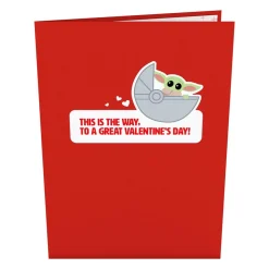 Kids Lovepop Valentine'S Day 2/14|Kids|Star Wars™ The Mandalorian™ The Child: Valentine's Way Pop-Up Card