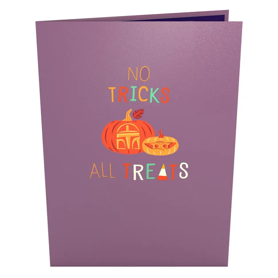 Lovepop Halloween 10/31|Star Wars|Star Wars™ The Mandalorian™ Grogu™ No Tricks All Treats Pop-Up Card