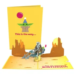 Kids Lovepop Birthday|Kids|Star Wars™ The Mandalorian™ The Birthday Way Pop-Up Card