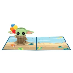 Kids Lovepop Birthday|Kids|Star Wars™ The Mandalorian™ Grogu™ Birthday Card with Pop-Up Gift