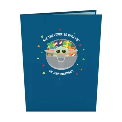 Kids Lovepop Birthday|Kids|Star Wars™ The Mandalorian™ Grogu™ Birthday Card with Pop-Up Gift