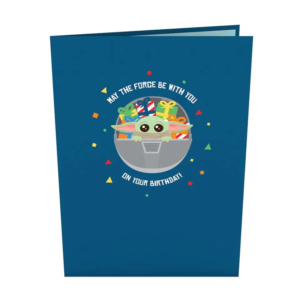 Kids Lovepop Birthday|Kids|Star Wars™ The Mandalorian™ Grogu™ Birthday Card with Pop-Up Gift