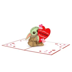 Kids Lovepop Greeting Cards|Valentine'S Day 2/14|Star Wars™ The Mandalorian™ Grogu™ Love Pop-Up Card