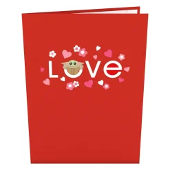 Kids Lovepop Greeting Cards|Valentine'S Day 2/14|Star Wars™ The Mandalorian™ Grogu™ Love Pop-Up Card