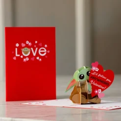 Kids Lovepop Greeting Cards|Valentine'S Day 2/14|Star Wars™ The Mandalorian™ Grogu™ Love Pop-Up Card