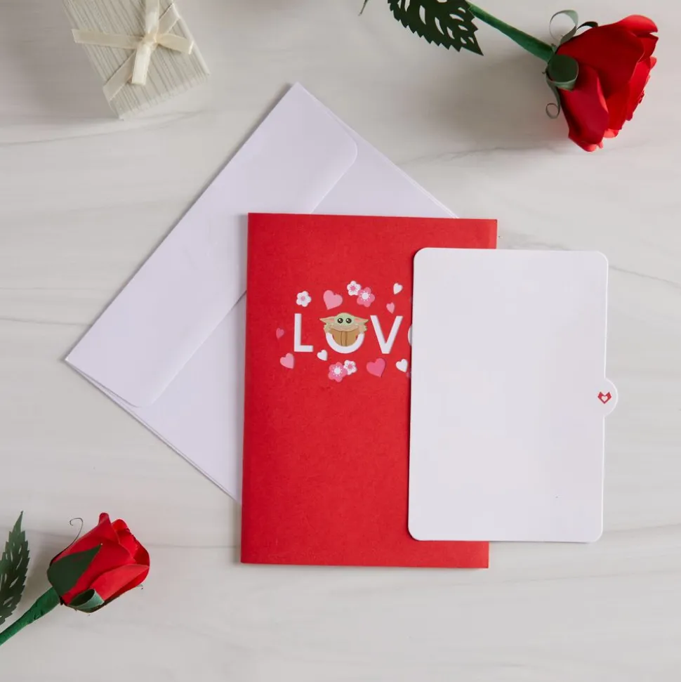 Kids Lovepop Greeting Cards|Valentine'S Day 2/14|Star Wars™ The Mandalorian™ Grogu™ Love Pop-Up Card