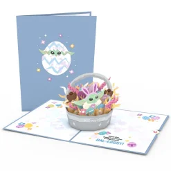 Kids Lovepop Easter 4/20|Kids|Star Wars™ The Mandalorian™ Best Easter in the Gal-eggsy Pop-Up Card