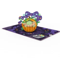 Kids Lovepop Halloween 10/31|Kids|Star Wars™ The Mandalorian™ Grogu™ Candy is the Way Pop-Up Card