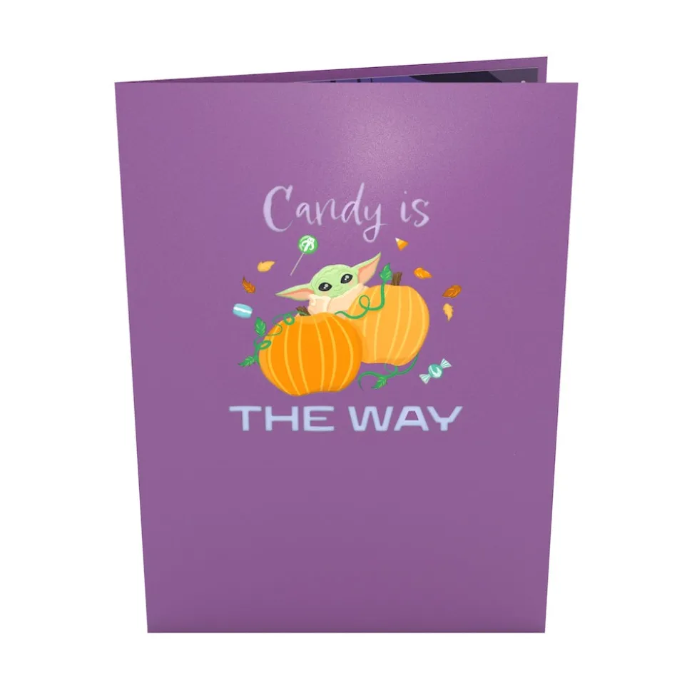Kids Lovepop Halloween 10/31|Kids|Star Wars™ The Mandalorian™ Grogu™ Candy is the Way Pop-Up Card