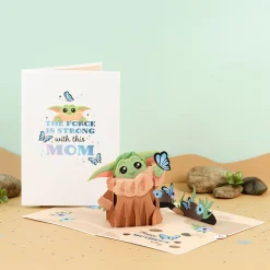Lovepop Greeting Cards|Mother'S Day 5/11|Star Wars™ The Mandalorian™ Grogu™ Mother's Day Butterfly Pop-Up Card