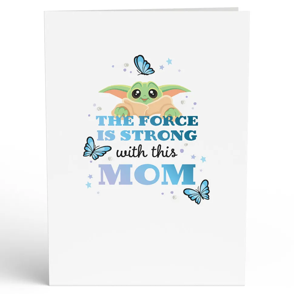 Lovepop Greeting Cards|Mother'S Day 5/11|Star Wars™ The Mandalorian™ Grogu™ Mother's Day Butterfly Pop-Up Card