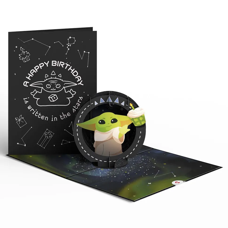 Lovepop Birthday|Star Wars|Star Wars™ The Mandalorian™ Grogu™ Mystic Birthday Pop-Up Card