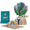 Lovepop Pop-Up Bouquets|Card & Gift Bundles|Star Wars™ The Mandalorian Grogu™ This Is the Way Pop-Up Card & Flower Buds Bouquet Bundle