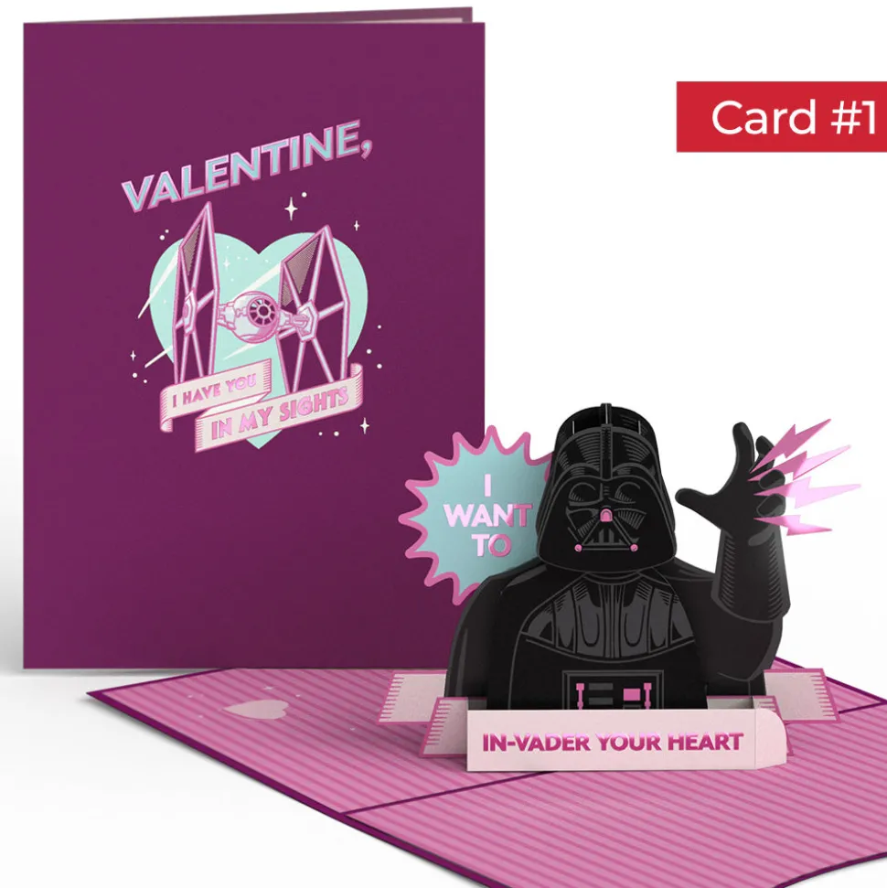 Lovepop Valentine'S Day 2/14|Him|Star Wars™ Valentine's Day 4-in-1 Nesting Card