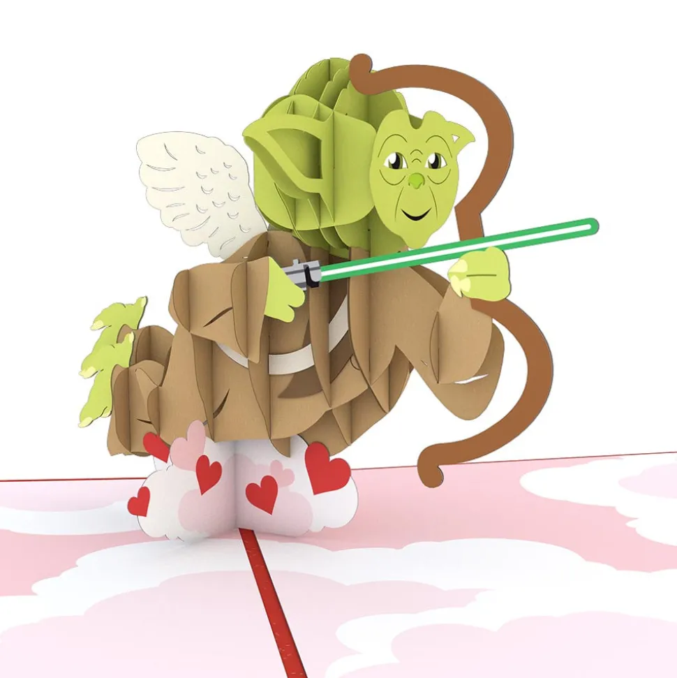 Kids Lovepop Valentine'S Day 2/14|Kids|Star Wars™ Yoda™ Cupid Pop-Up Card