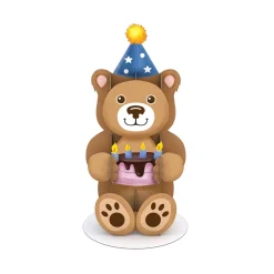 Kids Lovepop Pop-Up Stickers|Kids|Stickerpop™: Birthday Bear (1-Pack)