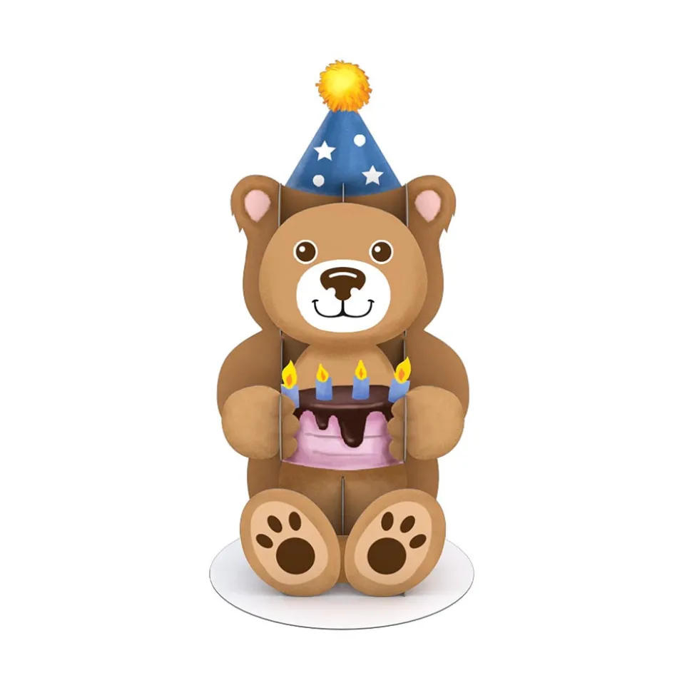 Kids Lovepop Pop-Up Stickers|Kids|Stickerpop™: Birthday Bear (1-Pack)