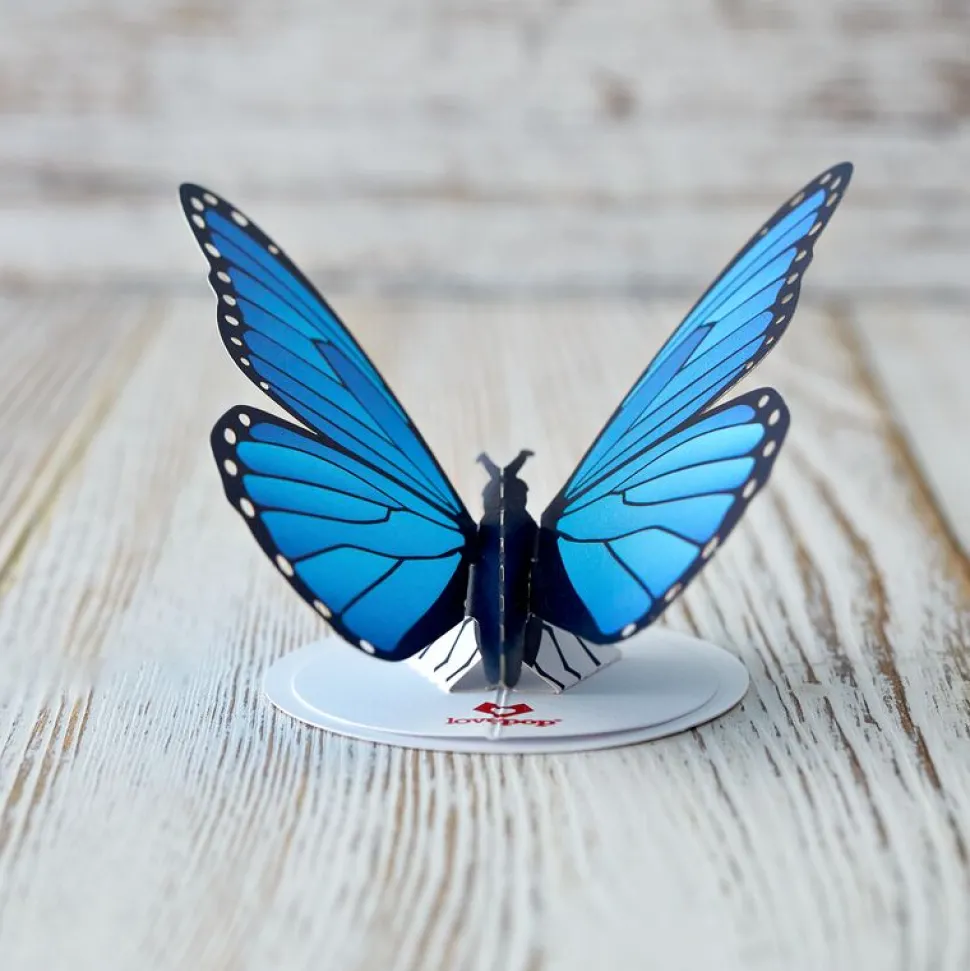 Kids Lovepop Pop-Up Stickers|Kids|Stickerpop™: Blue Morpho Butterfly (1-Pack)