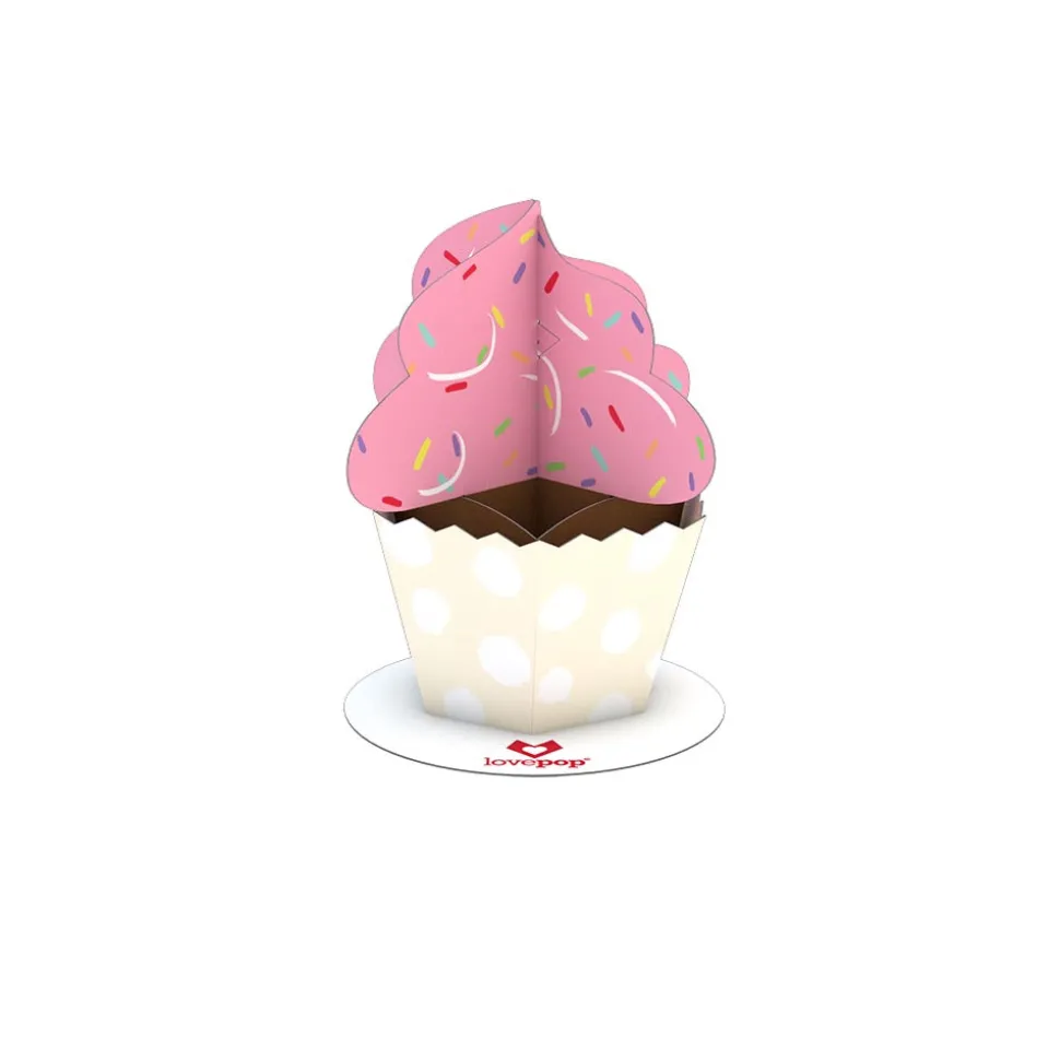 Kids Lovepop Pop-Up Stickers|Kids|Stickerpop™: Cupcake (1-Pack)