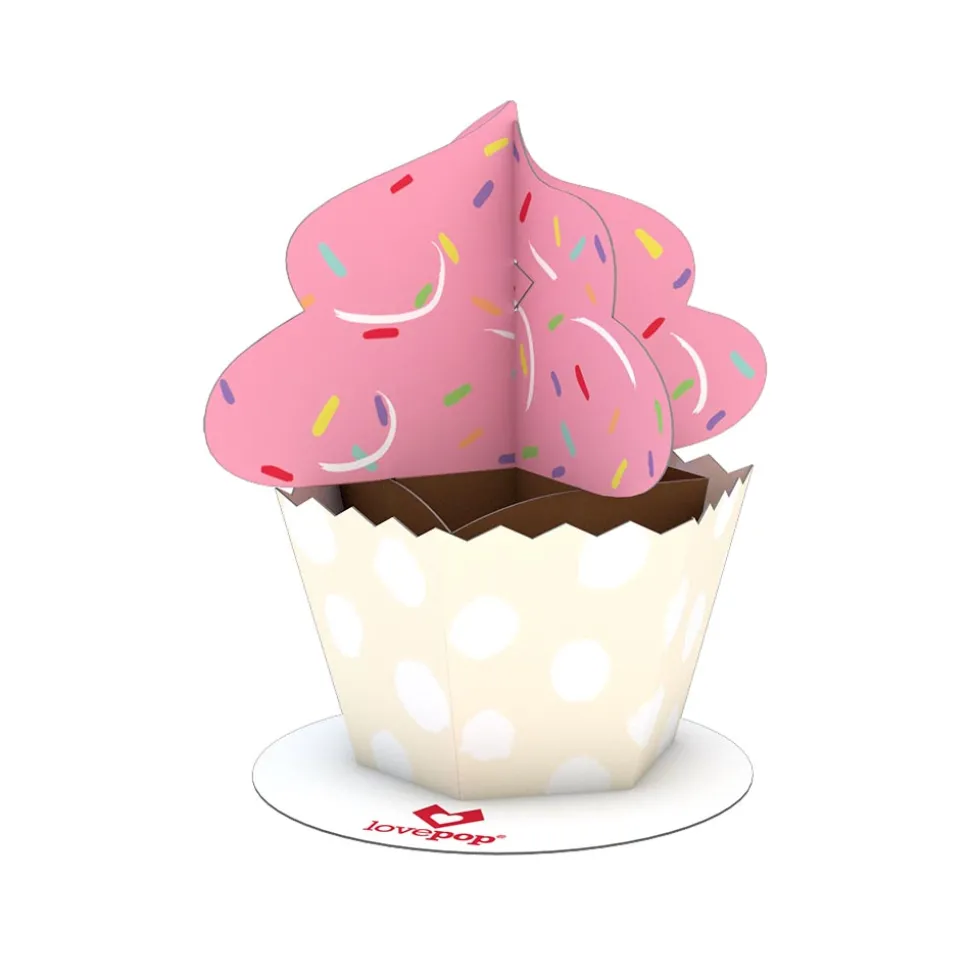 Kids Lovepop Pop-Up Stickers|Kids|Stickerpop™: Cupcake (1-Pack)