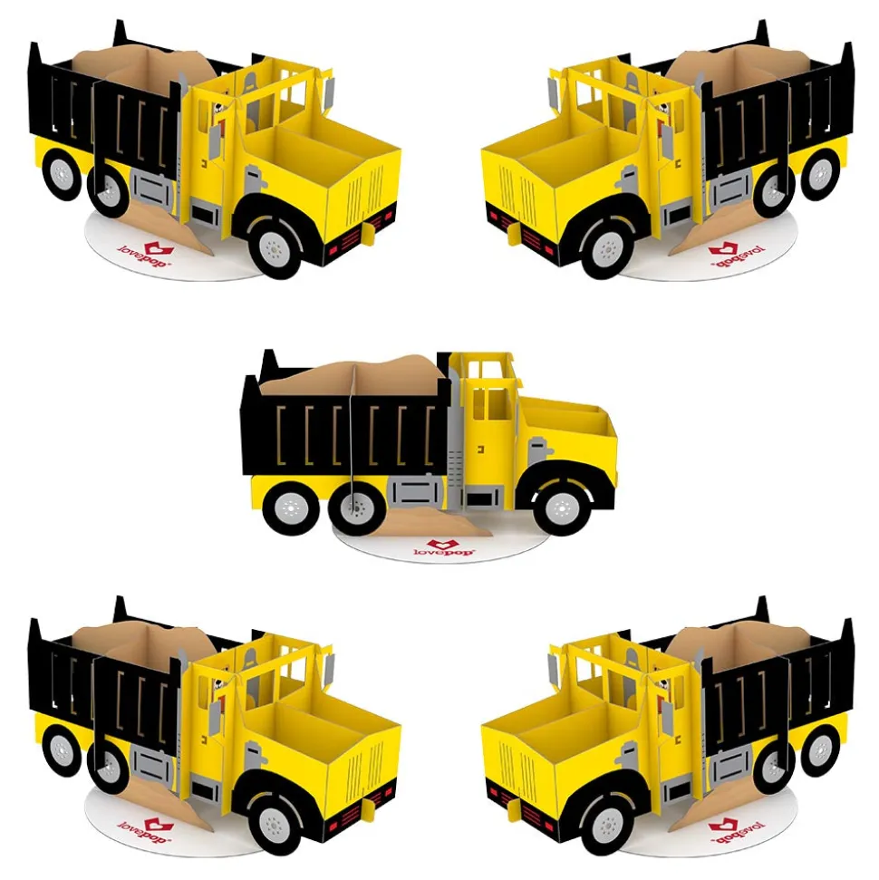 Kids Lovepop Pop-Up Stickers|Kids|Stickerpop™: Dump Truck (5-Pack)