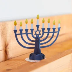 Kids Lovepop Pop-Up Stickers|Hanukkah 12/14|Stickerpop™: Hanukkah Menorah (5-Pack)