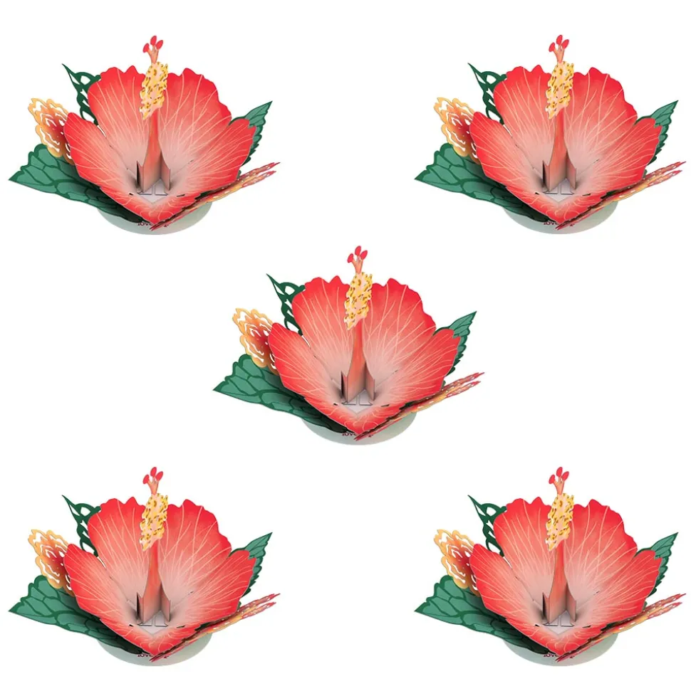 Kids Lovepop Pop-Up Stickers|Kids|Stickerpop™: Hibiscus Bloom (5-Pack)
