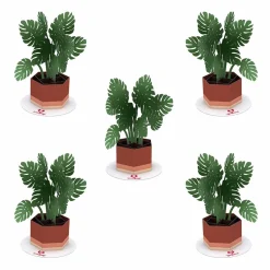 Kids Lovepop Pop-Up Stickers|Kids|Stickerpop™: Monstera (5-Pack)