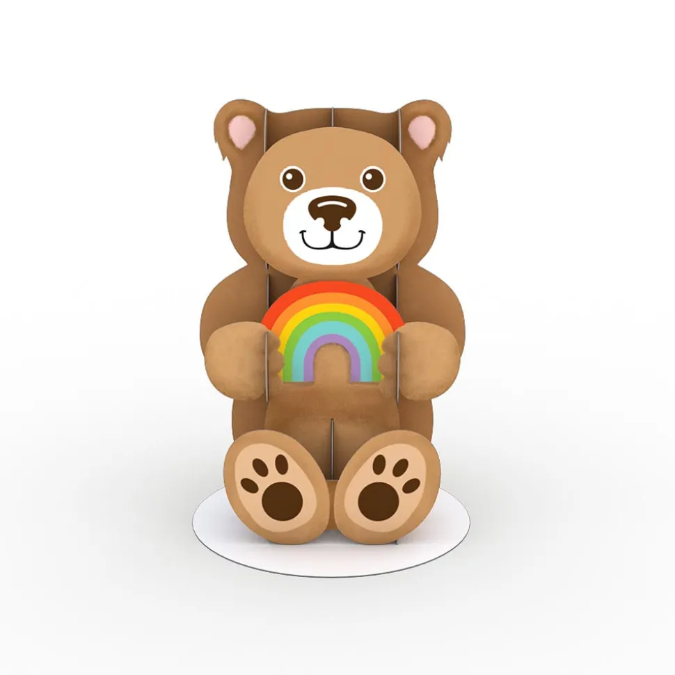 Kids Lovepop Pop-Up Stickers|Kids|Stickerpop™: Rainbow Bear (1-Pack)