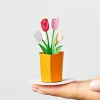 Kids Lovepop Pop-Up Stickers|Easter 4/20|Stickerpop™: Tulip (1-Pack)