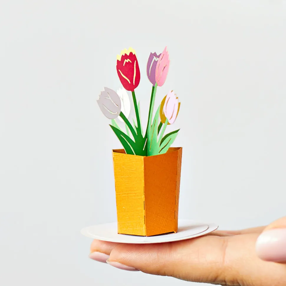 Kids Lovepop Pop-Up Stickers|Easter 4/20|Stickerpop™: Tulip (1-Pack)