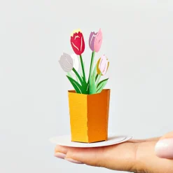 Kids Lovepop Pop-Up Stickers|Easter 4/20|Stickerpop™: Tulips (5-Pack)
