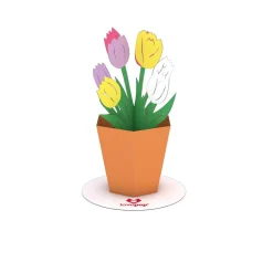 Kids Lovepop Pop-Up Stickers|Easter 4/20|Stickerpop™: Tulips (5-Pack)
