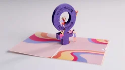 Women Lovepop Greeting Cards|International Women'S Day 3/8|Stronger Together Pop-Up Card