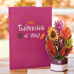 Lovepop Pop-Up Bouquets|Get Well|Sunflower Card with Mini Bouquet