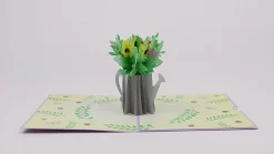 Lovepop Greeting Cards|Birthday|Sunflower Watering Can Pop-Up Card