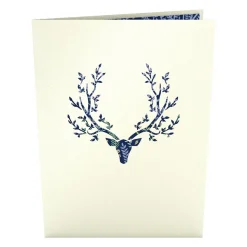 Lovepop Greeting Cards|Just Because|Surreal Deer Pop-Up Card